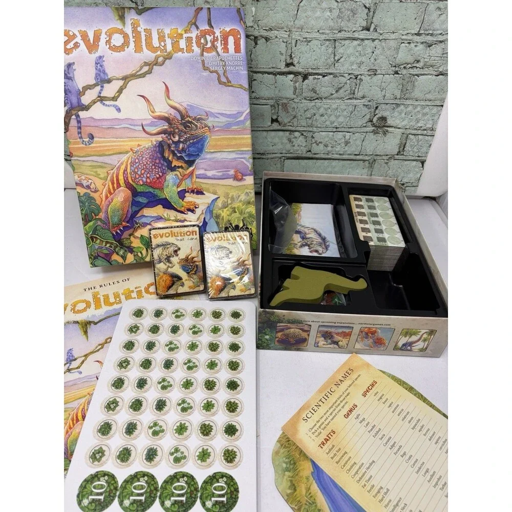 Evolution Board Game by North Star Games 2017 – Complete Game NEW-open box